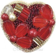 Набор для изготовления броши Чарівна Мить БП-200 Сердце