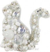 Набор для изготовления броши Crystal Art Котик БП-220