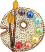 Набор для изготовления броши Crystal Art Палитра БП-223