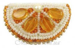 Набор для изготовления броши Crystal Art Апельсин БП-239