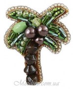 Набор для изготовления броши Crystal Art БП-267 Пальма