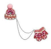 Набор для изготовления броши Crystal Art БП-283 Шапка и варежка