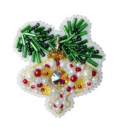 Набор для изготовления броши Crystal Art БП-284 Елка с шаром