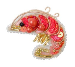 Набор для изготовления броши Crystal Art БП-290 Креветка