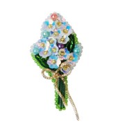 Набор для изготовления броши Crystal Art БП-299 Незабудки