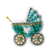 Набор для изготовления броши Crystal Art БП-304 Коляска