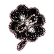 Набор для изготовления броши Crystal Art БП-319 Четырехлистник