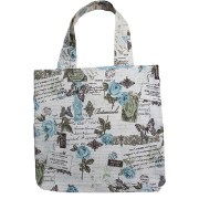 Екосумка шопер з малюнком, Вінтажні троянди, 40х41см - Mouline.com.ua