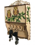 Набор для творчества из фанеры Чарівна Мить Ключница Совушки