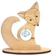 Набор для творчества из фанеры Чарівна Мить Подвеска Украшение Лисичка