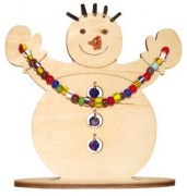 F-033 Набір новорічна прикраса з фанери Чарівна Мить "Сніговик"