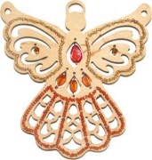 F-037 Набір новорічна прикраса з фанери Чарівна Мить "Янгол"