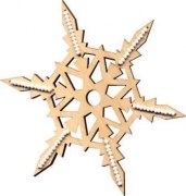 Набор для творчества из фанеры Чарівна Мить F-040 Украшение Зимние фантазии