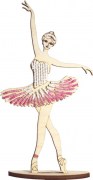 Набор для творчества из фанеры Чарівна Мить F-047 Украшение Балерина Арабеск