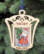 Набор для творчества из фанеры Чарівна Мить F-081 Украшение Дед Мороз