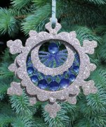 Набор для творчества из фанеры Чарівна Мить F-091 Украшение Снежинка