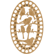 Деревянная фигурная планшетка для мулине FLZ(F)-009