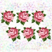 Водорастворимый флизелин для вышивки бисером K336 Розы