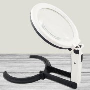 MG3B-1С Лупа з підсвіткою, підключенням до мереж і підставкою, яка розкладається. D 120мм