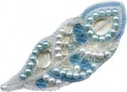 Набор для изготовления броши Чарівна Мить БП-176 Листик