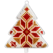 Волшебная Страна вышивка бисером на пластиковой основе Елочная игрушка FLPL-019