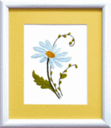 Набор для вышивания гладью Чарівна Мить ГЛ-009 Ромашка