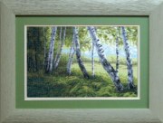 Набор для вышивки крестиком 466 Березовая роща