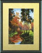 Набор для вышивки крестиком 515, Золотая осень