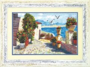 Набор для вышивки крестиком 528, Крымская набережная