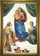 Набір для вишивання хрестиком Чарівна Мить №303 "Сікстинська Мадонна"