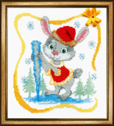 Набор для вышивки крестиком Чарівна Мить А-203 Восточный гороскоп Зайчик
