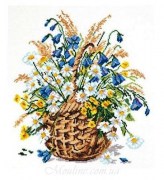 Набор для вышивания Чудесная игла 40-27 Ромашки в корзине