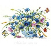 Набор для вышивки Чудесной иглы 40-43 Васильки