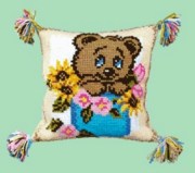 Набір для вишивання подушки хрестиком, Чарівна Мить РТ-104 "Мишка"