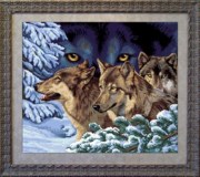 Золотое руно ДЖ-018 Волчий взгляд, Набор для вышивания