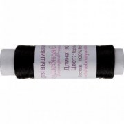 Нить для вышивания бисером черный