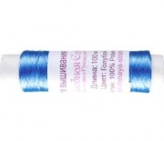 Нить для вышивания бисером голубой