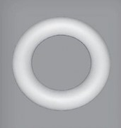 Пенопластовая заготовка для творчества - Бублик 