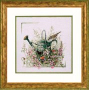 Набор Ланарте для вышивания крестом Watering Can