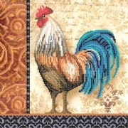 Синьохвостий півник, Т4 22 Повітруля - Схема для вишивки бісером