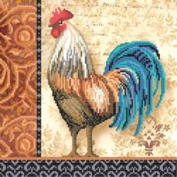 Синьохвостий півник, Т4 22 Повітруля - Схема для вишивки бісером