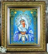 Набор для вышивания бисером на авторской канве с нанесенной схемой, Умиление