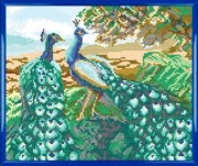 Канва с нанесенным рисунком (рисунок смываемый) РТ-037