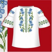 Схема сорочки цветная для Девочки СД2-001