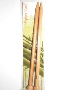 Спицы прямые 23 см, 8.0 мм, дерево