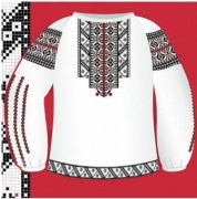 Схема сорочки цветная для Женская СЖ1-008