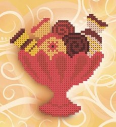 Авторская канва ВДВ для вышивки картины бисером Конфеты Т-165