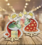 Набор для вышивания крестом Crystal Art Серия Сказка Мышка Т-58