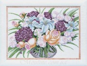 ВТ-117 Набір для вишивання хрестиком Crystal Art "Ніжний колір гортензії"