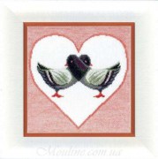 ВТ-131 Набір для вишивання хрестиком Crystal Art "Голуби"